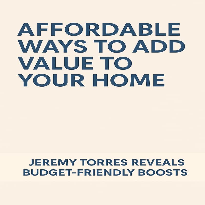 Affordable ways to add value to your home- GT